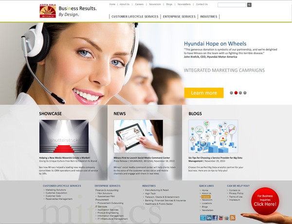 Home Page Web Design